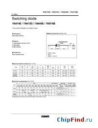 Datasheet 1N4148 manufacturer Rohm